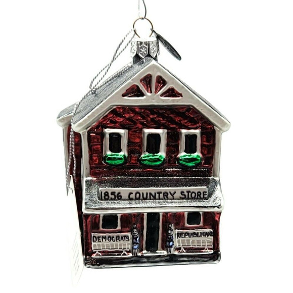 Landmark Creations The 1856 Country Store Hand Painted European Glass Ornament - Picture 1 of 16